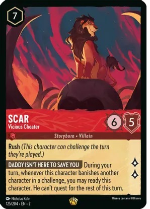 Scar - Vicious Cheater - Foil