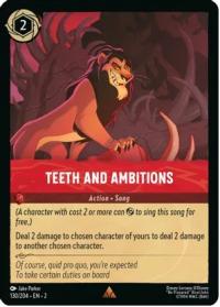 lorcana rise of the floodborn teeth and ambitions