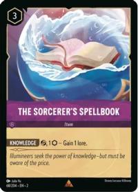 lorcana rise of the floodborn the sorcerer s spellbook foil
