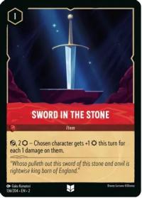 lorcana rise of the floodborn sword in the stone
