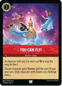 lorcana rise of the floodborn you can fly foil