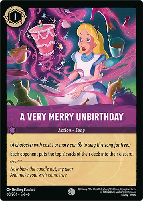 A Very Merry Unbirthday - Foil