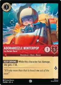 lorcana azurite sea adorabeezle winterpop ice rocket racer