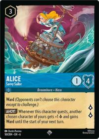 lorcana azurite sea alice savvy sailor foil