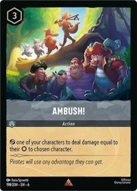 lorcana azurite sea ambush foil