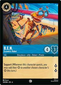 lorcana azurite sea b e n eccentric robot foil