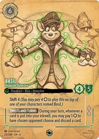 lorcana azurite sea basil disguised detective alternate art