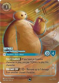 lorcana azurite sea baymax personal healthcare companion alternate art
