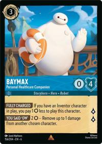 lorcana azurite sea baymax personal healthcare companion foil