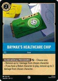 lorcana azurite sea baymax s healthcare chip