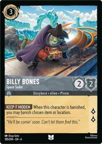 lorcana azurite sea billy bones space sailor