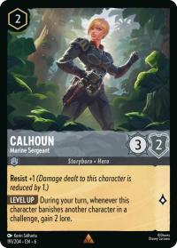lorcana azurite sea calhoun marine sergeant foil