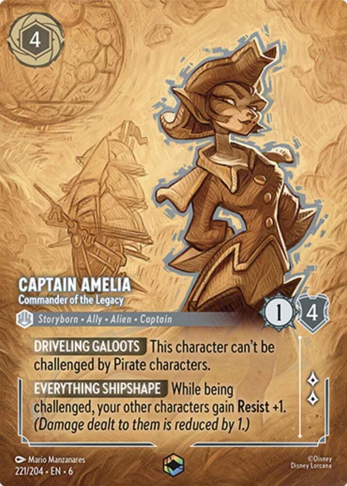 Captain Amelia - Commander of the Legacy (Alternate Art)