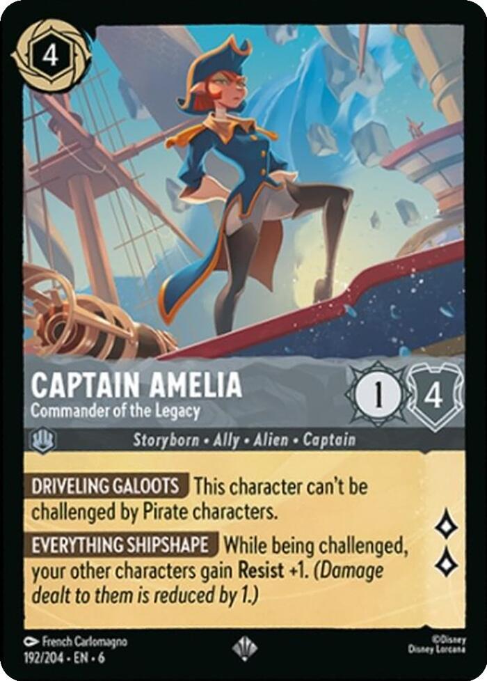 Captain Amelia - Commander of the Legacy - Foil