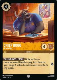 lorcana azurite sea chief bogo gazelle fan