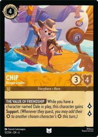 lorcana azurite sea chip ranger leader foil