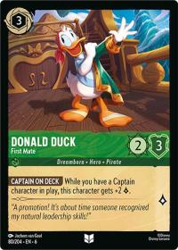lorcana azurite sea donald duck first mate