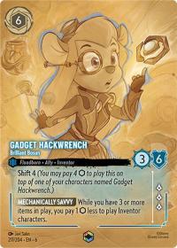 lorcana azurite sea gadget hackwrench brilliant bosun alternate art
