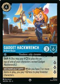 lorcana azurite sea gadget hackwrench brilliant bosun foil