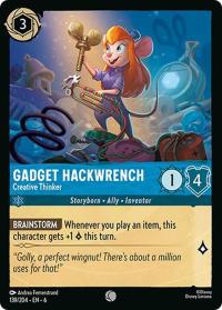 lorcana azurite sea gadget hackwrench creative thinker