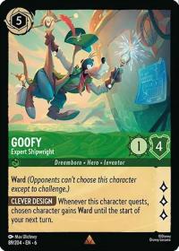lorcana azurite sea goofy expert shipwright