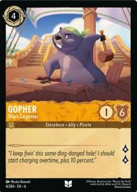 lorcana azurite sea gopher ship s carpenter