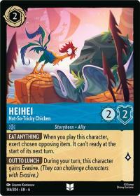 lorcana azurite sea heihei not so tricky chicken