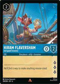 lorcana azurite sea hiram flaversham intrigued inventor