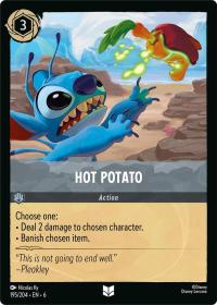 lorcana azurite sea hot potato