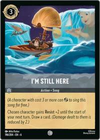 lorcana azurite sea i m still here foil