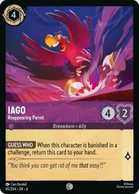 lorcana azurite sea iago reappearing parrot