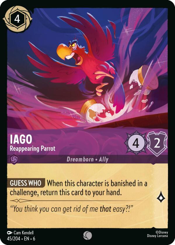 Iago - Reappearing Parrot - Foil