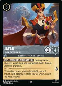 lorcana azurite sea jafar power hungry vizier foil