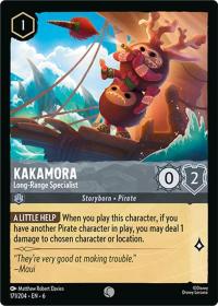 lorcana azurite sea kakamora long range specialist foil