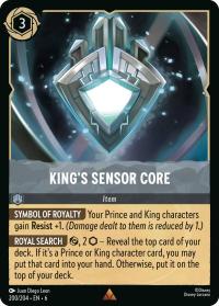 lorcana azurite sea king s sensor core