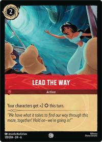 lorcana azurite sea lead the way foil