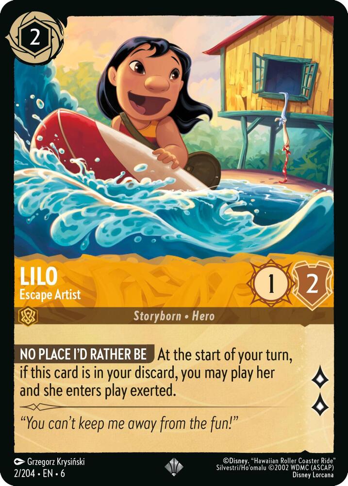 Lilo - Escape Artist - Foil