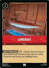 lorcana azurite sea longboat foil