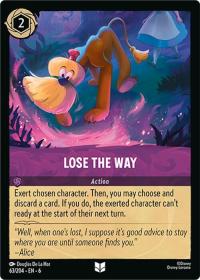 lorcana azurite sea lose the way