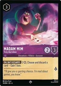 lorcana azurite sea madam mim truly marvelous
