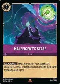lorcana azurite sea maleficent s staff