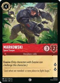 lorcana azurite sea markowski space trooper foil