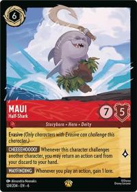 lorcana azurite sea maui half shark