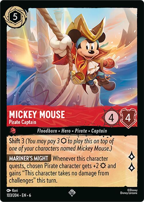 Mickey Mouse - Pirate Captain - Foil