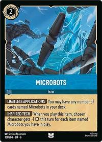 lorcana azurite sea microbots foil