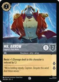 lorcana azurite sea mr arrow legacy s first mate foil