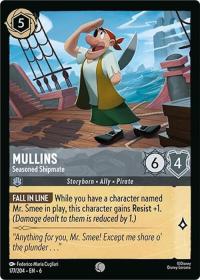 lorcana azurite sea mullins seasoned shipmate foil