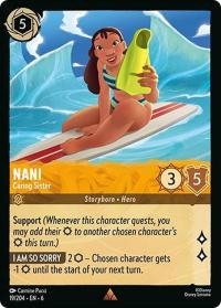 lorcana azurite sea nani caring sister