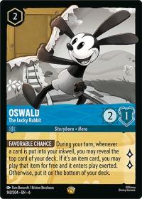 lorcana azurite sea oswald the lucky rabbit
