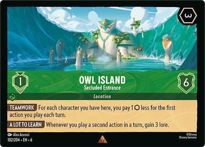 Owl Island - Secluded Entrance - Foil